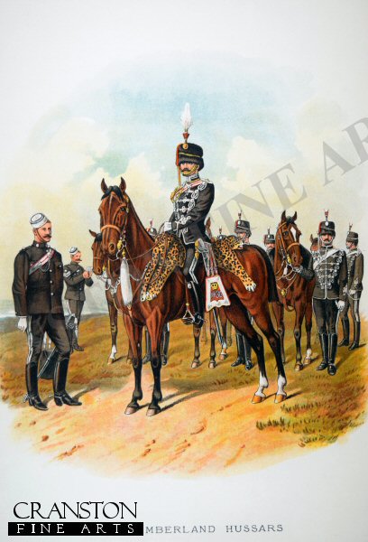 Northumberland Hussars by Richard Simkin [New Print Edition]