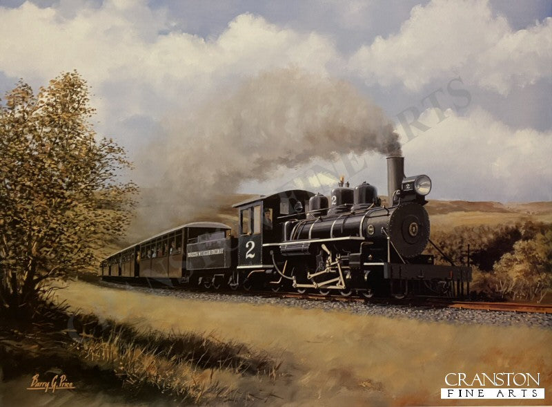 Baldwin at Brecon Mountain Railway by Barry Price. [Print]