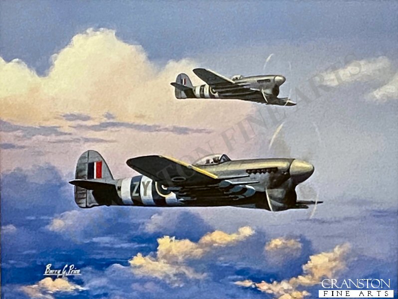 Selection of 3 Normandy landings RAF Aviation Prints by Barry Price [Multipack]