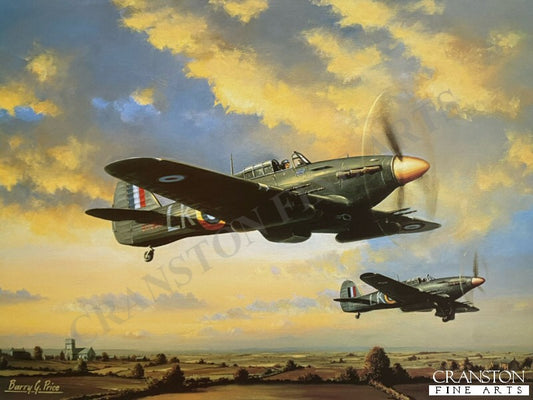 Hurricane MK11C Night Fighters by Barry Price. [Print]