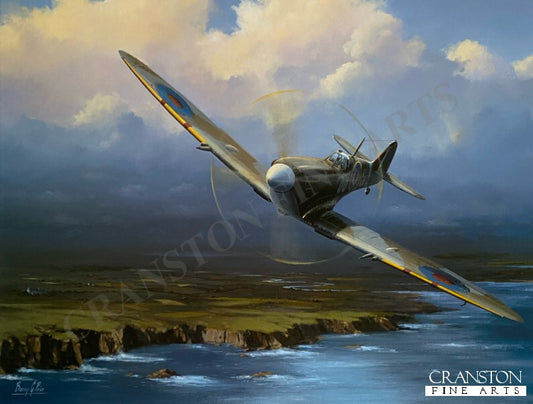 Coastal Patrol Spitfire by Barry Price. [Print]
