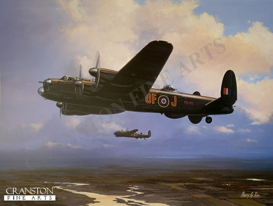 Lancasters - 97 Squadron by Barry Price. [Print]
