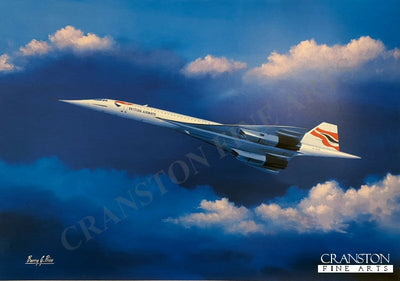 British Airways Concorde by Barry Price. [print]