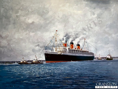 The Queen Mary by Chris Woods. [print]