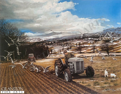 Winter Ploughing by Ray Hutchins. [print]