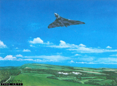 Vulcan Flying Low by Tony Sargeant. [print]