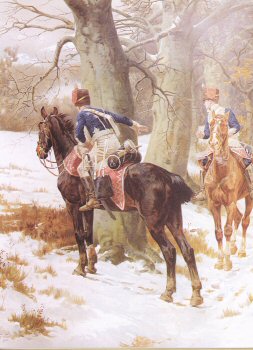 Scouts by William Barnes Wollen [Postcard]