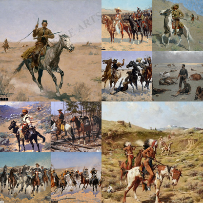 [MULTIPACK] Full Set of 10 New Wild-West Postcards