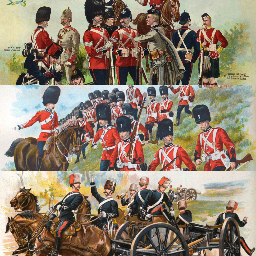 Set of 3 Harry Payne Regimental Postcards (New November 2024) [Multipack]