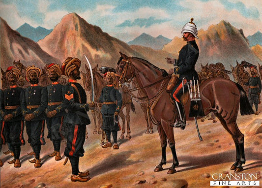 Punjab Frontier Force No1 Kohat Mountain Battery by Richard Simkin. [Postcard]