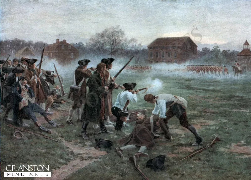 The Battle of Lexington by William Barnes Wollen [Postcard]