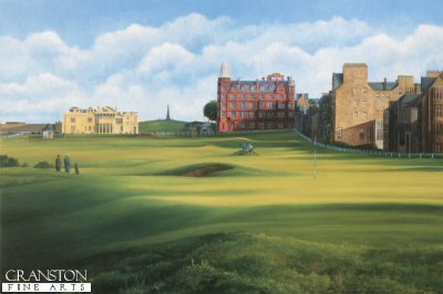 St. Andrews View From the 17th by Fraser Shaw [Original Painting]