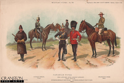 Canadian Types by Richard Simkin [Antique]