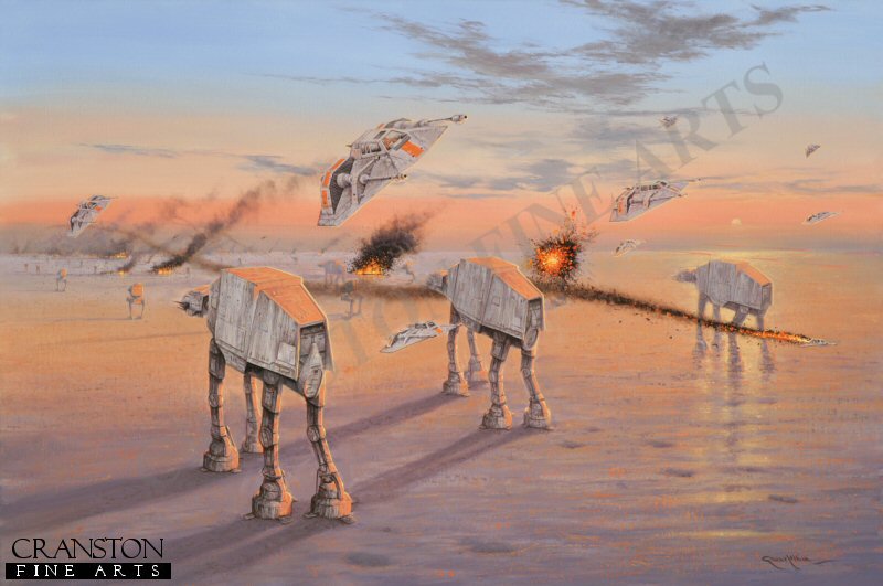 Battle of Hoth by Graeme Lothian. [Original Painting]