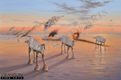 Battle of Hoth by Graeme Lothian. [Original Painting]
