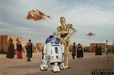 Droids by Darren Baker. [Original Painting]