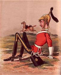 Young Sub-Lieutenant of the Dragoons by Major T. S. Seccombe [Antique]