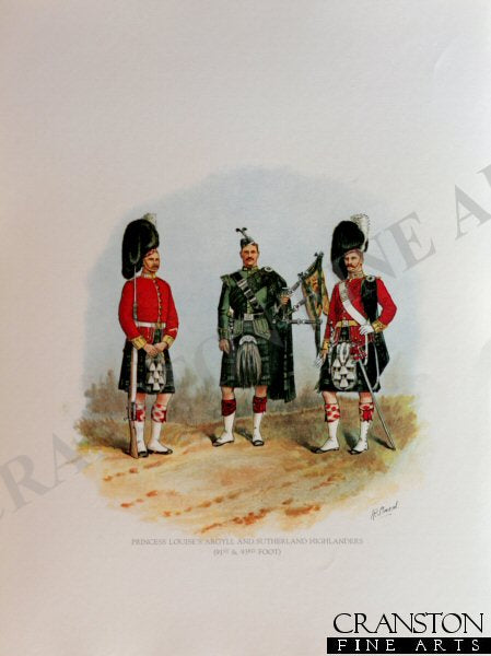 Argyll and Sutherland Highlanders by Richard Simkin. [Print]