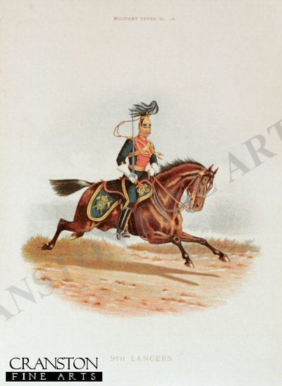 9th Lancers by Richard Simkin [Antique]