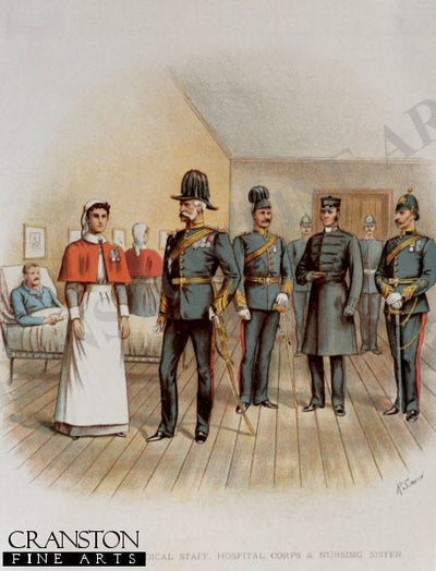 Medical Staff, Nurse, Surgeon by Richard Simkin [Antique]