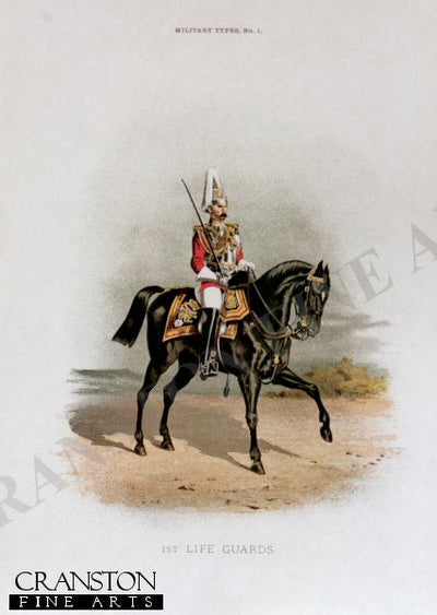1st Life Guards by Richard Simkin [Antique]