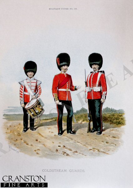 Coldstream Guards by Richard Simkin [Antique]