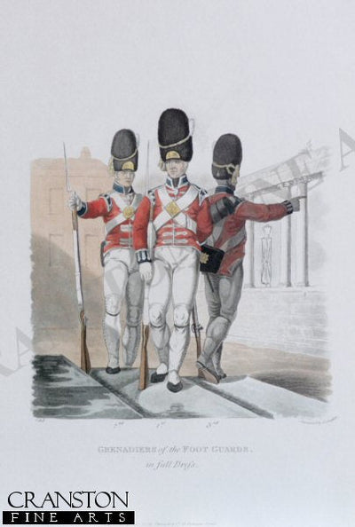 Grenadiers of the Foot Guards in Full Dress [Antique]
