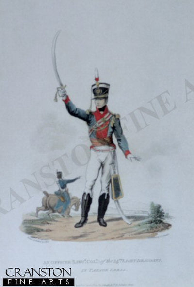 Officer (Lieut. Col.) of the 14th Light Dragoons in Parade Dress [Antique]