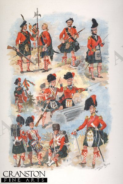 Black Watch Uniforms 1739 - 1845 by Harry Payne [Antique]
