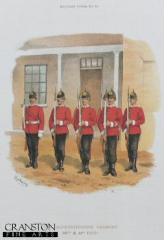 Gloucestershire Regiment by Richard Simkin [Antique]