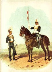 17th Lancers by Richard Simkin [Antique]