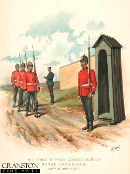 Royal Leinster Regiment by Richard Simkin [Antique]