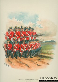 East Yorkshire Regiment (15th foot) by Richard Simkin. [Antique]