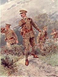 Infantry Skirmishing by Richard Caton Woodville [Antique]