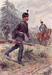 The Royal Scots by Richard Caton Woodville [Antique]