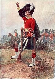 The Gordon Highlanders by Richard Caton Woodville. [Antique]