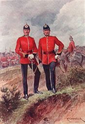 The Royal Warwickshire Regiment by Richard Caton Woodville [Antique]