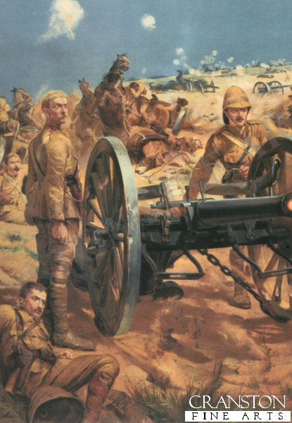 The Last Shot at Colenso by Richard Caton Woodville. [Postcard]