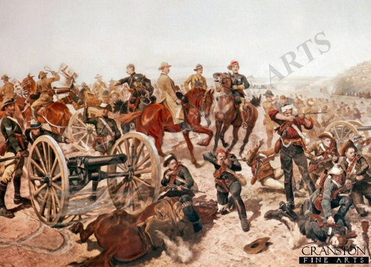 Jameson&#39;s Last Stand, Battle of Doornkop 2nd January 1896 by Richard Caton Woodville. [Postcard]