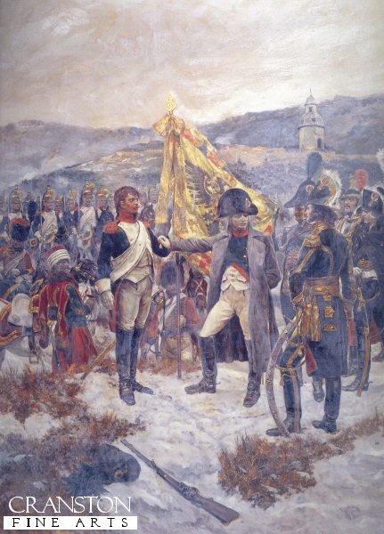 Napoleon Awarding the Legion of Honour by Richard Caton Woodville. [Postcard]