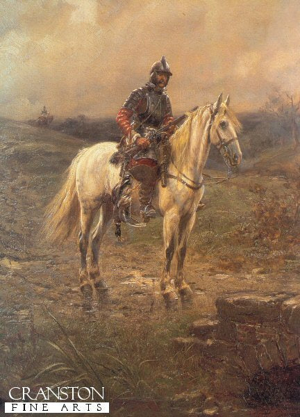 Outpost of the New Model Army on the Eve of the Battle of Naseby by Ernest Crofts. [Postcard]