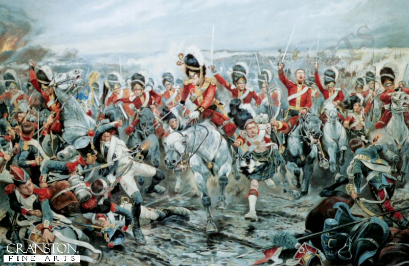 Scotland yet onto Victory by Richard Caton Woodville  [Antique]