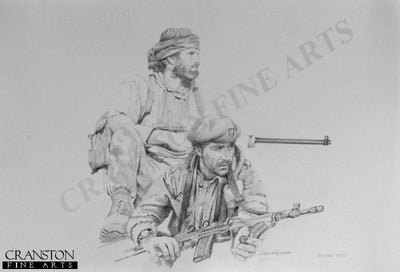 S.A.S. , Oman, 1972 by Chris Collingwood [Original Drawing]