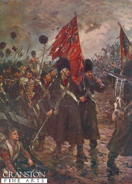 The Guards at Inkerman, November 5th 1854 by Robert Gibb. [Postcard]