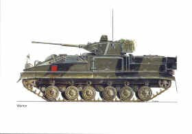 Warrior Armoured Troop Carrier by P Oliver. [print]