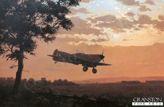 Supermarine Spitfire Mk.Ia N3093 of 616 Sqn RAF by Keith Woodcock. [Postcard]