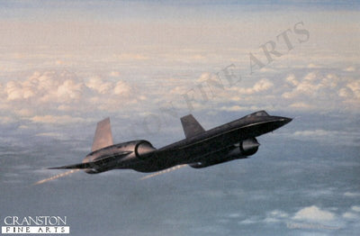 Lockheed SR-71A 64-17973 of 9th SRW, USAF by Keith Woodcock. [print]