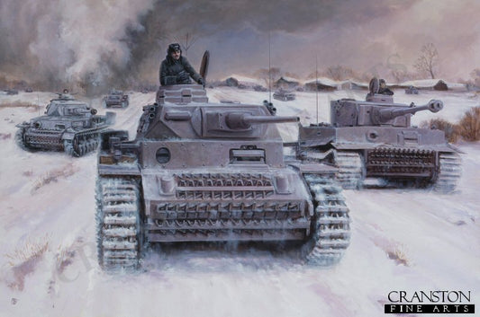 The Panzer Count by David Pentland. [Original Painting]