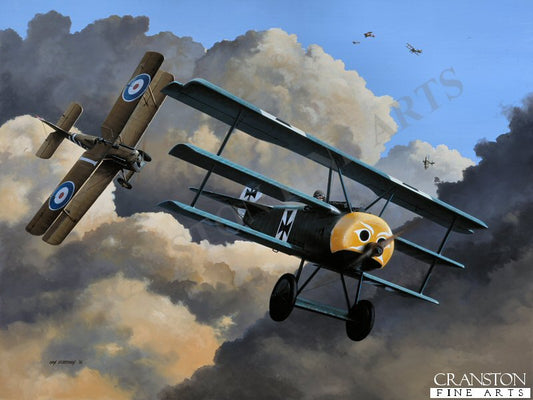 Last Dogfight of Werner Voss by Ivan Berryman.  [Print]